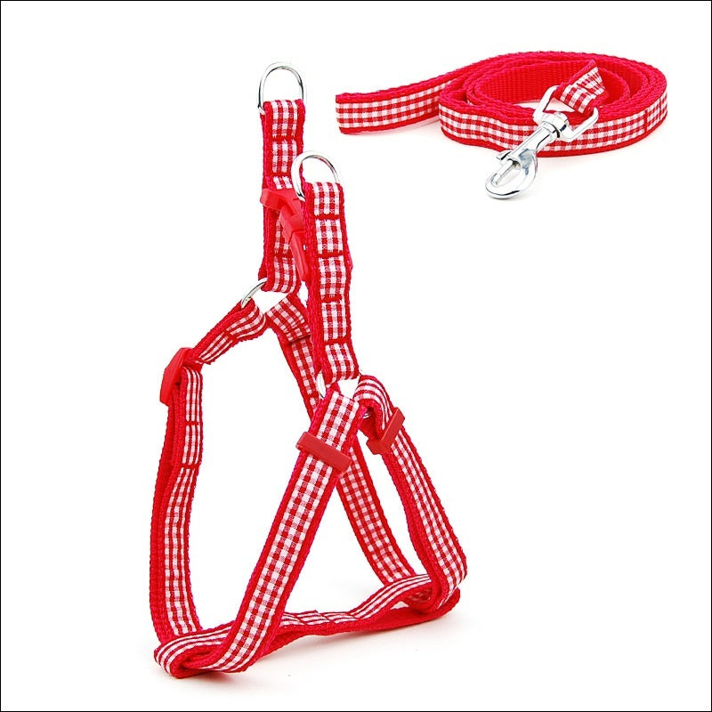 Factory Direct Spot Pet Leashes Polka Dot Pet Chest Straps, Dog Leashes, Small And Medium-Sized Dogs