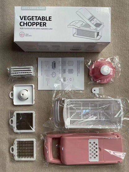 Multi-functional Kitchen Vegetable Cutting Artifact Potato Cutting And Shredder Household Dicer Grater