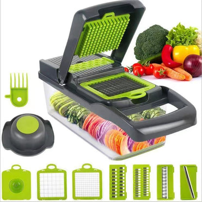 Multi-functional Kitchen Vegetable Cutting Artifact Potato Cutting And Shredder Household Dicer Grater