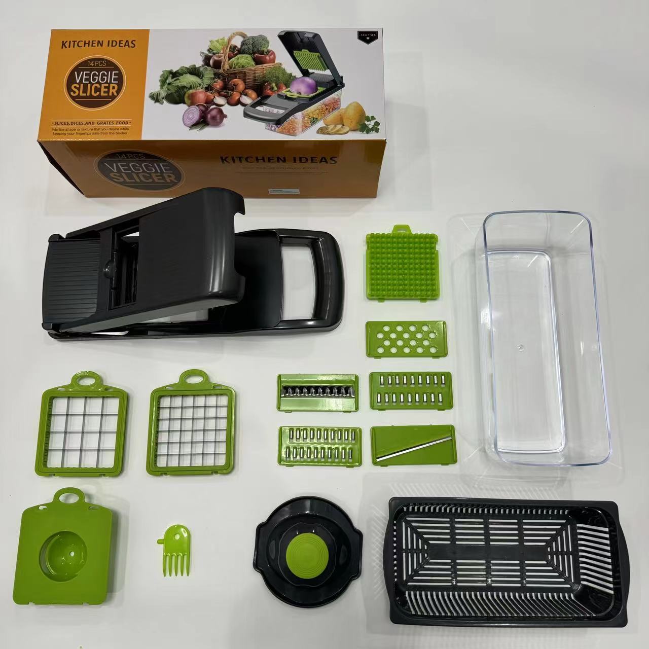 Multi-functional Kitchen Vegetable Cutting Artifact Potato Cutting And Shredder Household Dicer Grater